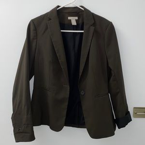 Dark Green H&M Blazer